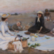 Charles Courtney Curran, ‘Picnic Supper on the Sand Dunes,’ est. $50,000-$70,000. Image courtesy of Skinner