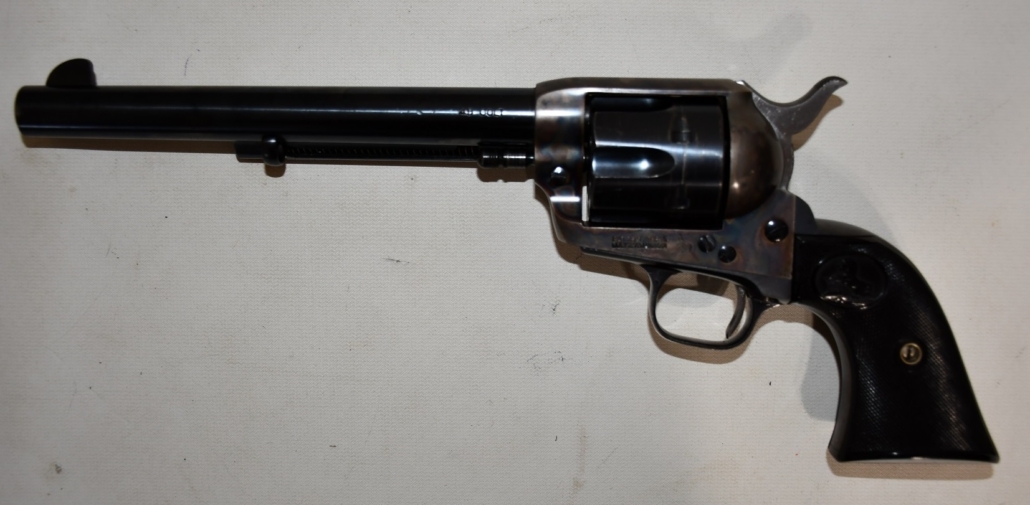 Circa-1920 Colt .45 caliber single-action revolver, est. $25-$1,000