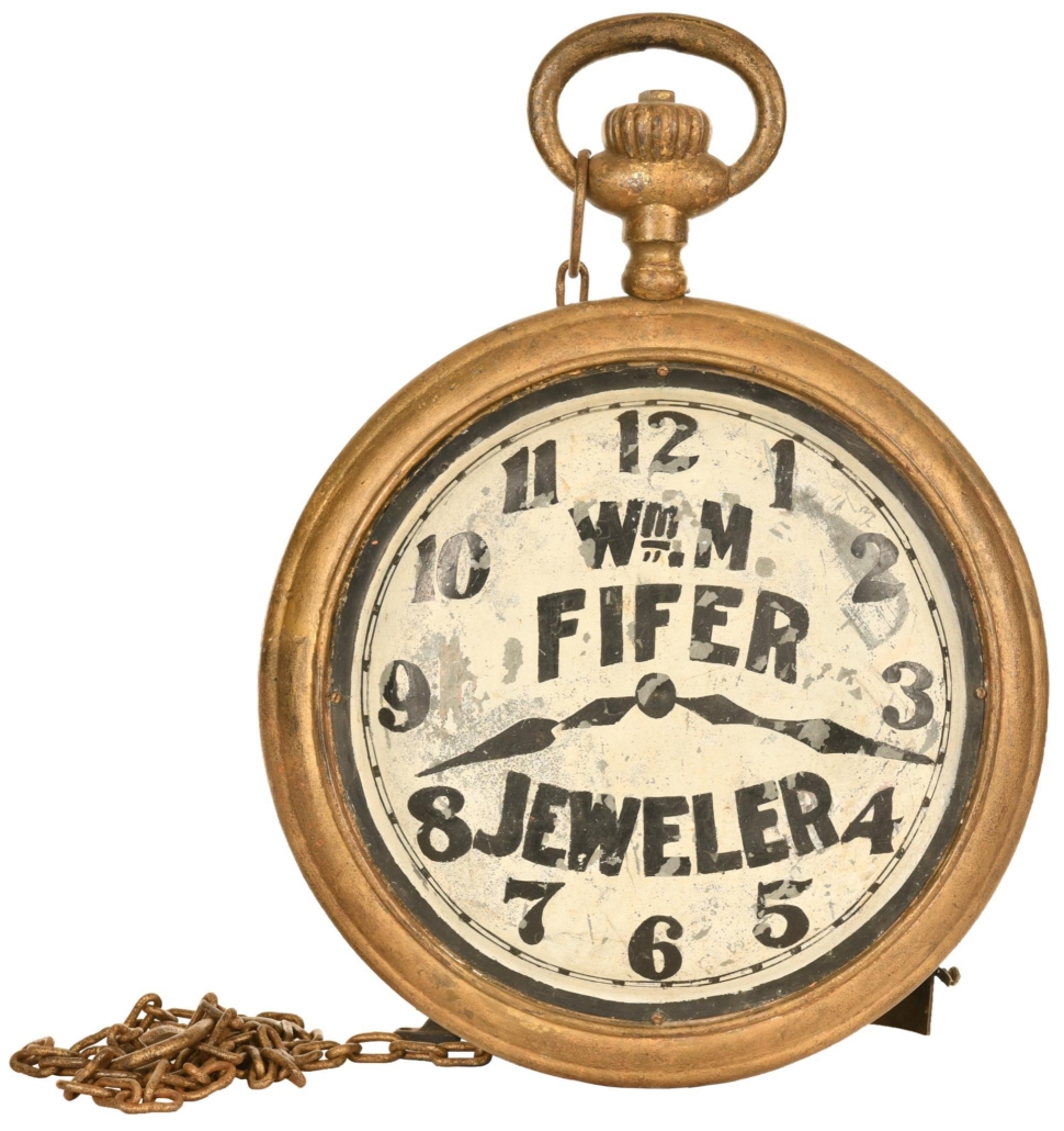 William M. Fifer Jeweler sign, est. $50-$50,000