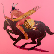 Fritz Scholder, ‘Indian on Horseback,’ est. $50,000-$70,000