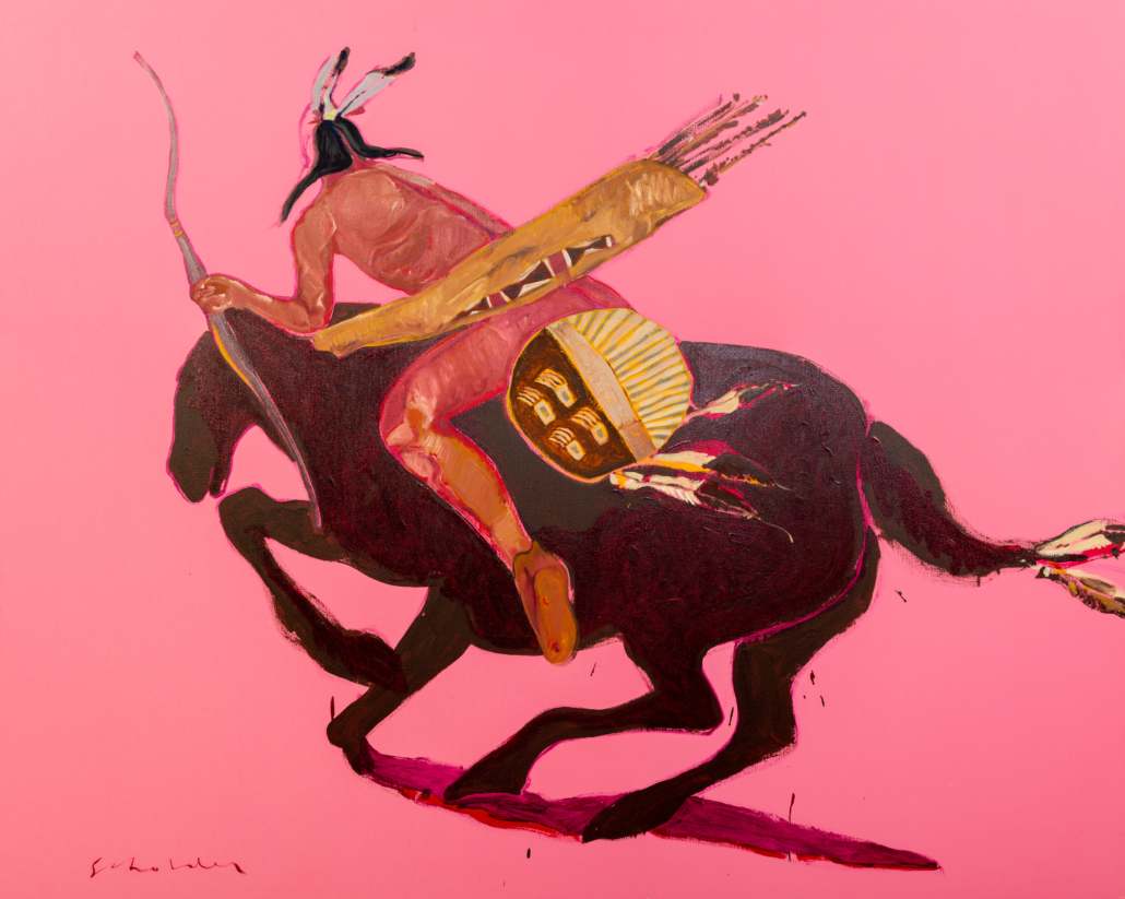 Fritz Scholder, ‘Indian on Horseback,’ est. $50,000-$70,000