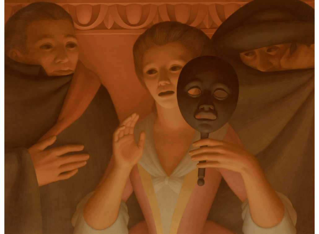 George Tooker, ‘Un Ballo in Maschera,’ $325,000. Image courtesy of Heritage Auctions