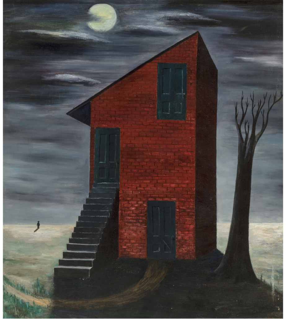 Gertrude Abercrombie, ‘Lonely House,’ $175,000. Image courtesy of Heritage Auctions