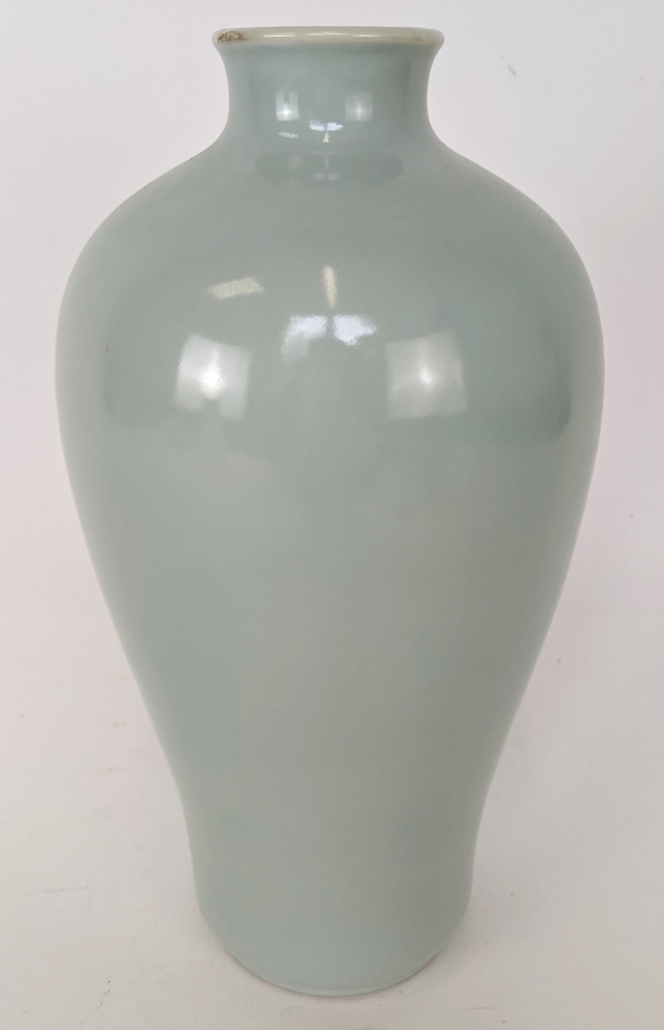 Imperial pale celadon Mei Ping vase, $187,500