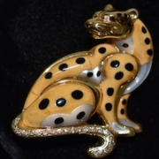 Circa-1980 18K leopard brooch, signed Asch Grossbardt, est. $25-$1,000