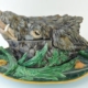Minton majolica boar's head tureen with matching fitted tray, est. $40,000-$60,000