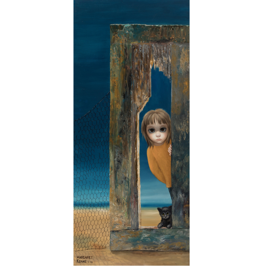 Margaret Keane, ‘The Lookout,’ $47,500. Image courtesy of Heritage Auctions