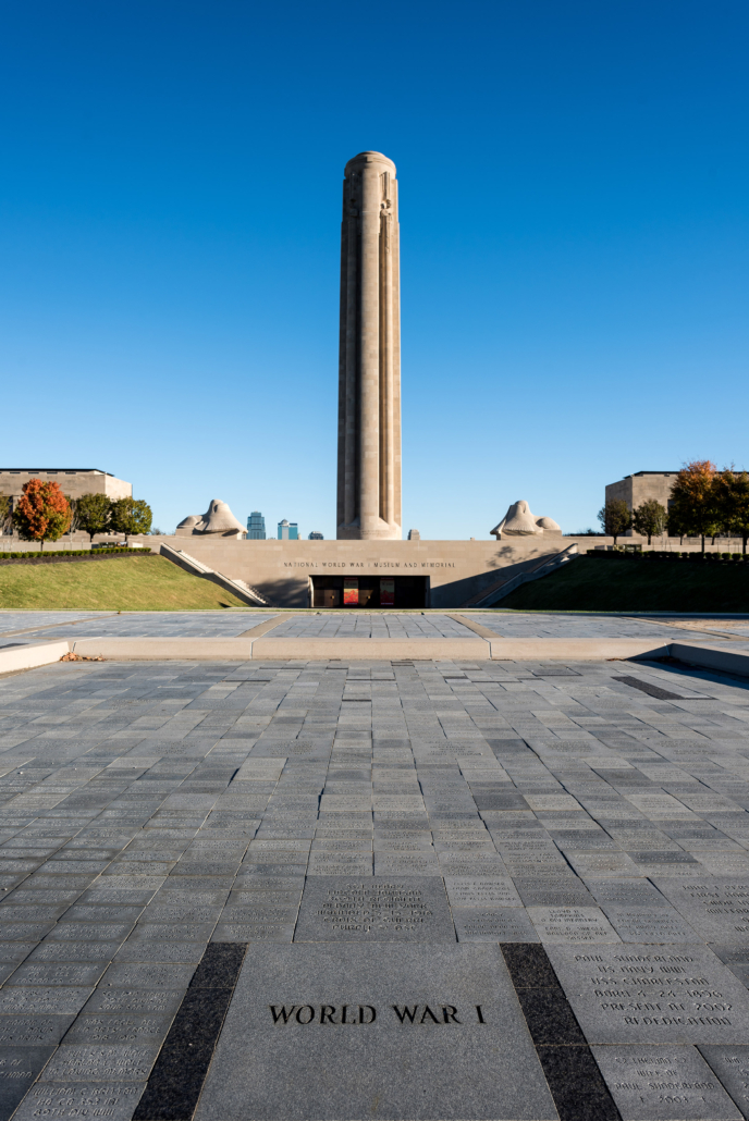  The grounds of the National WWI Museum and Memorial, which will host a slate of events during Memorial Day Weekend 2022. Image courtesy of the National WWI Museum and Memorial