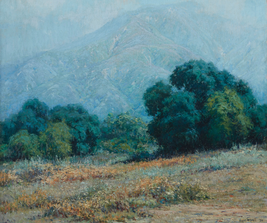 John Frost, ‘Misty View of the San Gabriel Foothills,’ $23,750