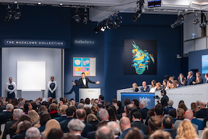 The second offering from the Macklowe collection appeared at Sotheby’s New York on the evening of May 16. Together with the total from the November sale, the collection reached $922.2 million to become the most valuable collection ever auctioned. Image courtesy of Sotheby’s