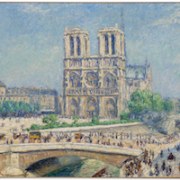 Francis Picabia, ‘Notre-Dame, effet de soleil,’ est. £200,000-£300,000. Image courtesy of Christie’s Images Ltd. 2022