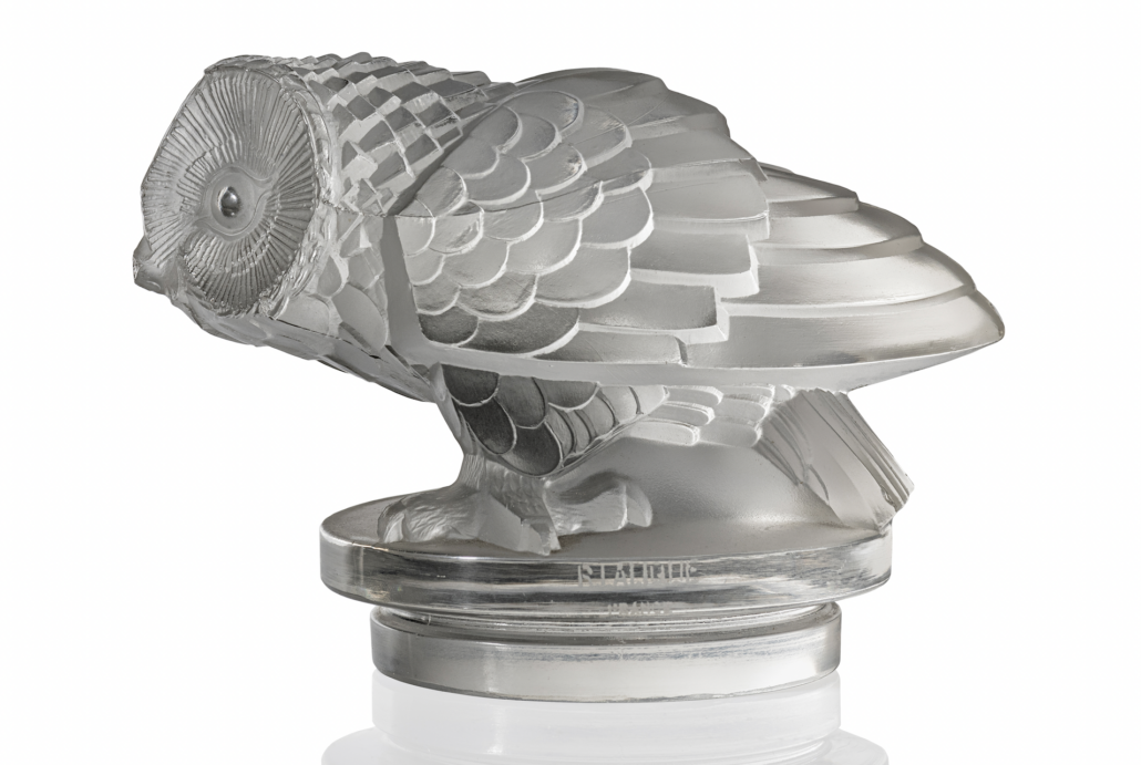 Lalique Hibou owl mascot, aka hood ornament, £42,500