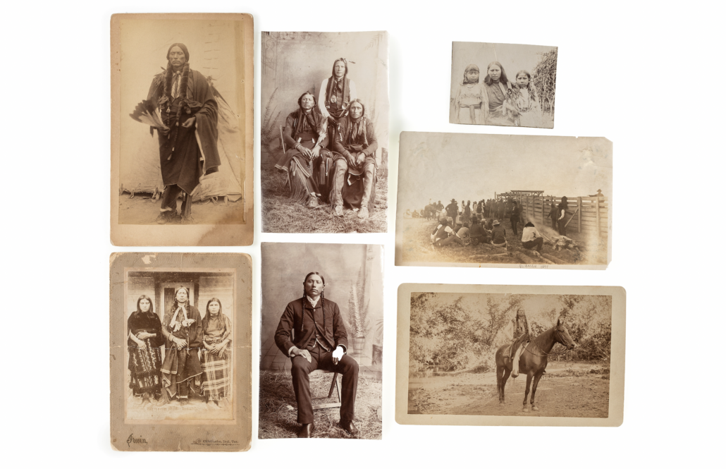 Collection of photographs of Quanah Parker, est. $10,000-$15,000