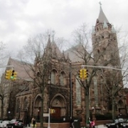 Exterior of St. Augustine’s Roman Catholic Church in the Park Slope neighborhood in Brooklyn, New York, taken in February 2013. Sometime between Thursday, May 26 and Saturday, May 28, a $2 million relic was stolen from the church and a statue of an angel was beheaded. Image courtesy of Wikimedia Commons, photo credit Beyond My Ken. The image is licensed under several Creative Commons agreements, the most recent being Creative Commons Attribution-Share Alike 4.0 International.