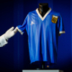 The shirt that Diego Maradona wore when he scored the legendary goals known as The Hand of God and the Goal of the Century sold for $9.3 million to set a new world auction record for any piece of sports memorabilia. Image courtesy of Sotheby’s. Photo by Tristan Fewings/Getty Images for Sotheby's