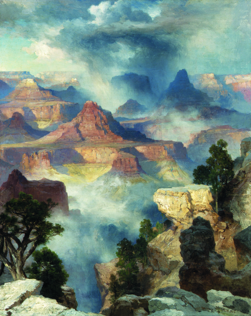 Thomas Moran, ‘Grand Canyon, Colorado River,’ $2.3 million. Image courtesy of Christie’s Images Ltd. 2022