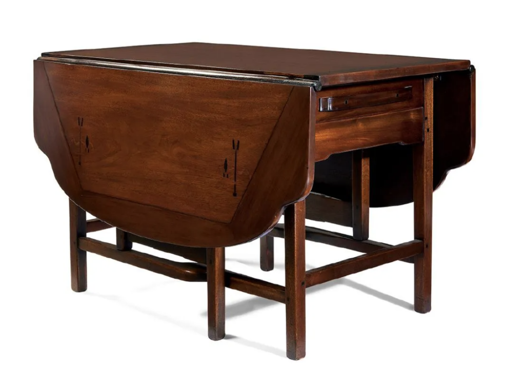 A Bolton House dining table earned $80,000 plus the buyer’s premium in December 2018. Image courtesy of Toomey & Co. Auctioneers and LiveAuctioneers.