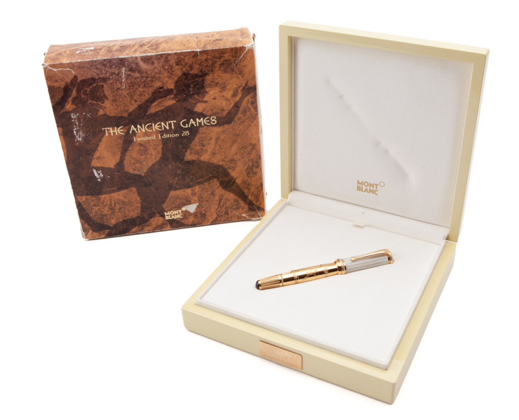 Montblanc The Ancient Games limited edition fountain pen, est. $8,000-$12,000