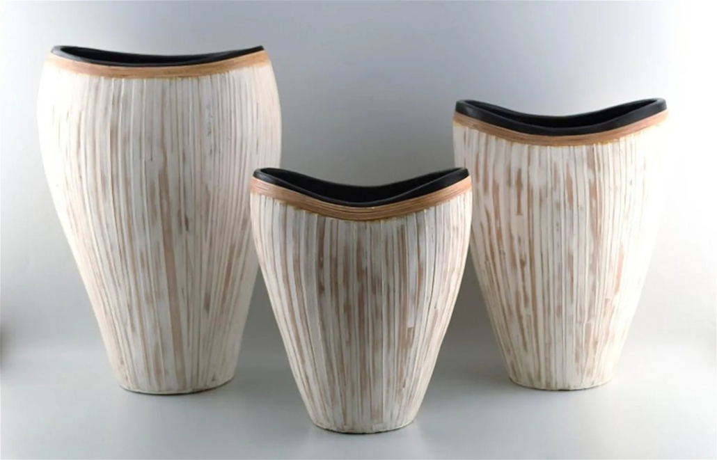 Trio of modern pottery vases, est. $1,100-$1,500