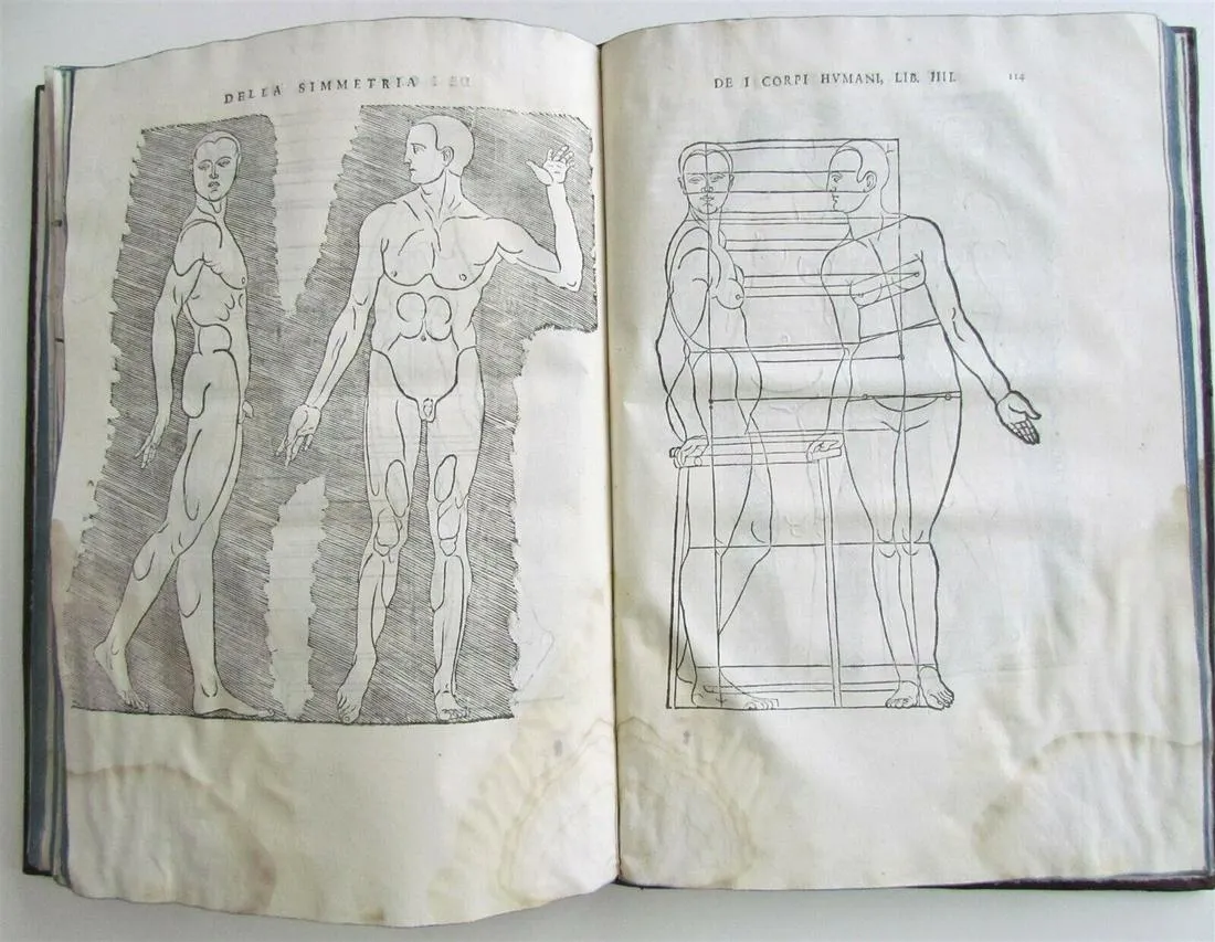 An illustration from the 1594 Italian translation of Durer, est. $8,000-$10,000