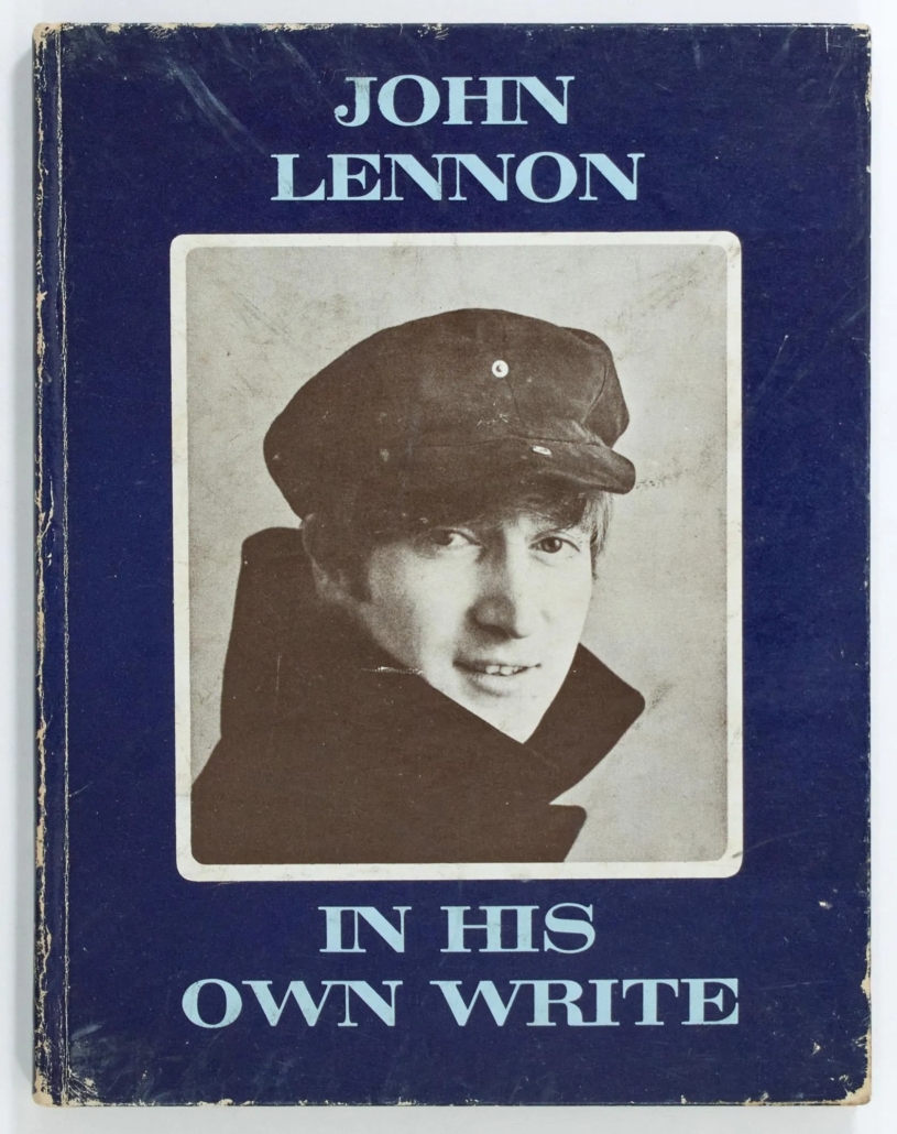 John Lennon-signed copy of his 1964 book ‘In His Own Write,’ est. $2,000-$3,000. Image courtesy of Doyle and LiveAuctioneers