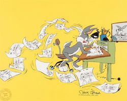 ‘Chuck Amuck’ limited edition cel featuring Bugs Bunny, est. $600-$700