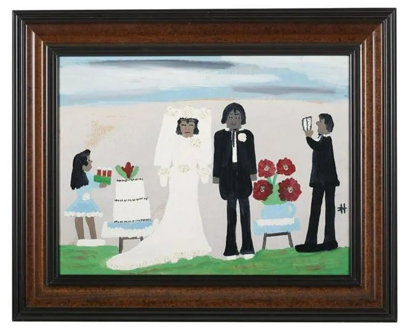  Clementine Hunter, ‘Wedding,’ est. $15,000-$18,000