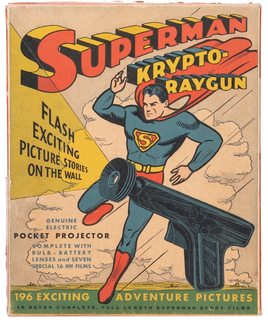 Superman Krypto Raygun toy, est. $600-$900
