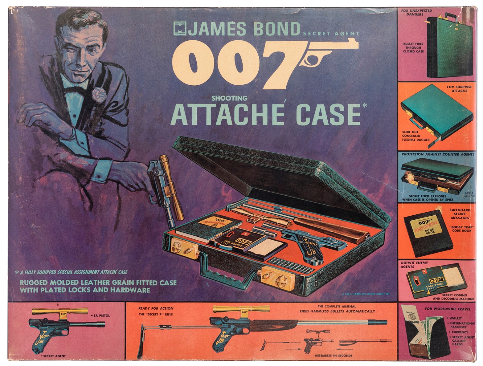 James Bond Secret Agent Shooting Attache Case, $3,840