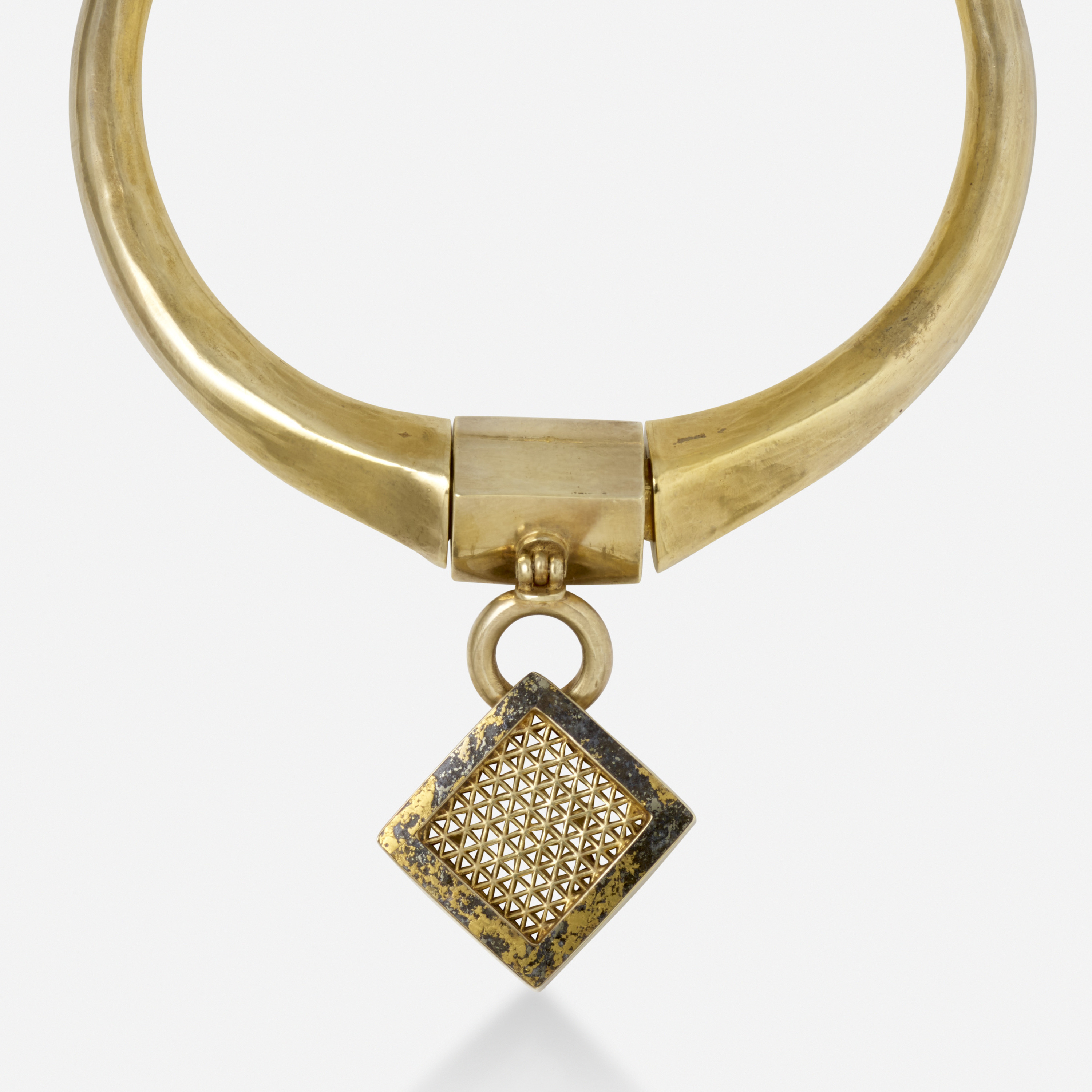Goudji silver gilt torque necklace, est. $4,000-$6,000. Image courtesy of Rago/Wright/LAMA