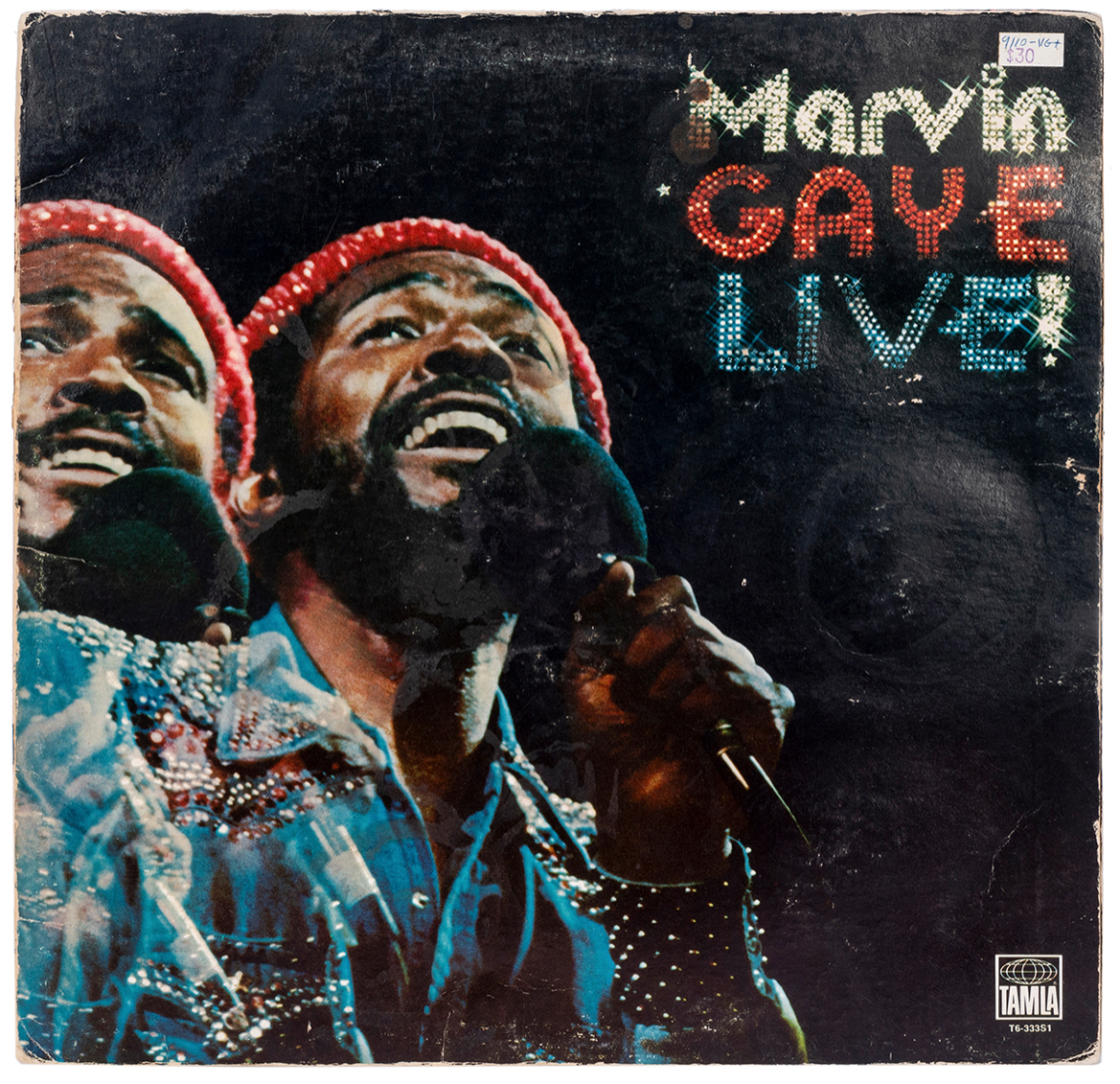 Marvin Gaye Live! LP signed and inscribed by Gaye, $3,360
