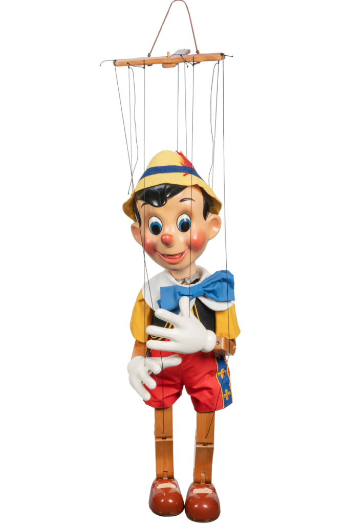 Pinocchio Collector’s Edition marionette, est. $1,200-$2,000