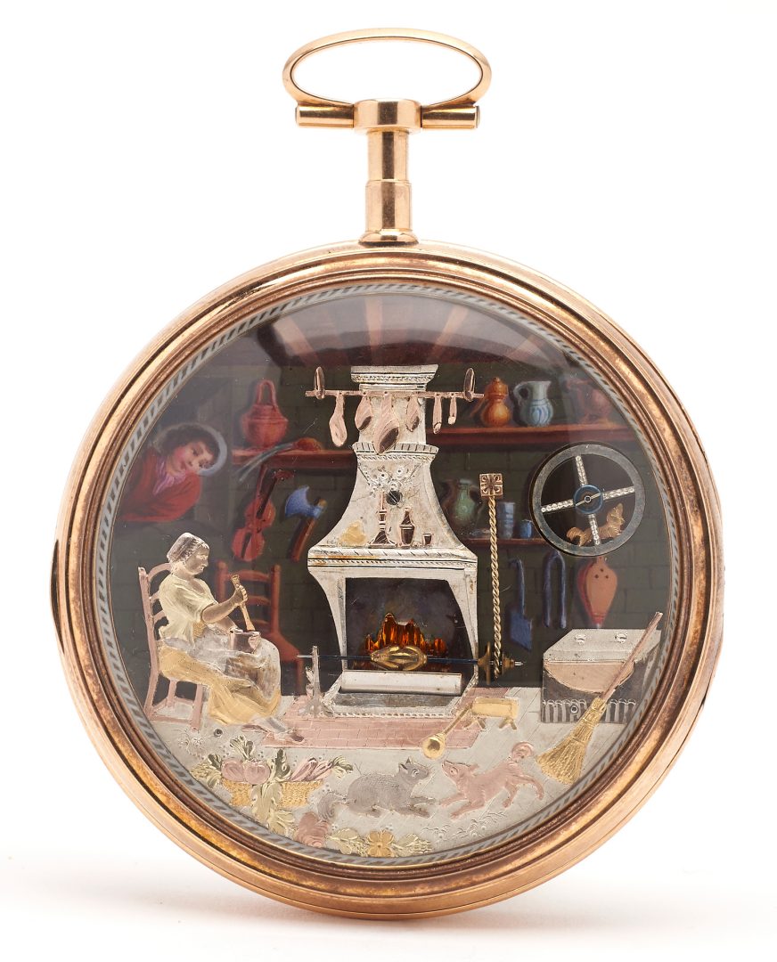 Automaton pocket watch by Simon Gounouilhou, est. $20,000-$24,000