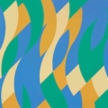 Bridget Riley, ‘Reve,’ 1999 oil on canvas. Bridget Riley Collection, © 2022 Bridget Riley, All rights reserved