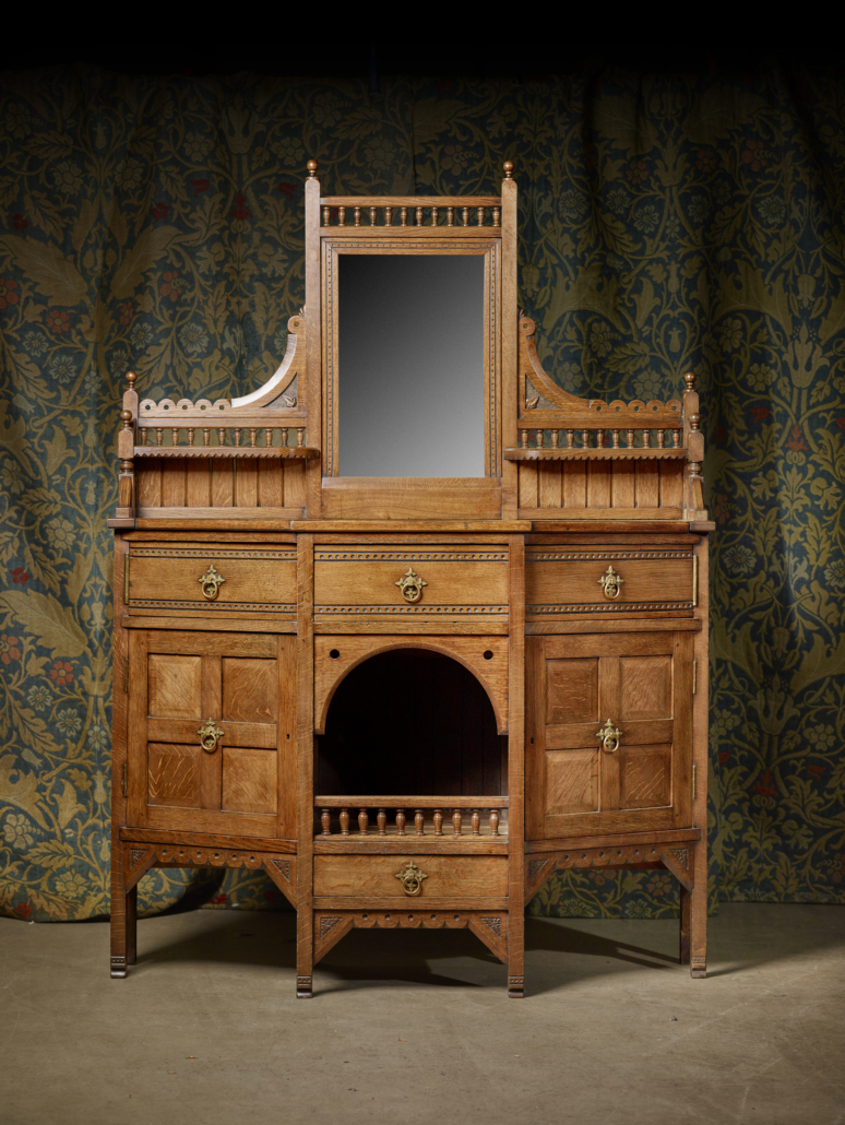 Christopher Dresser (attributed), Aesthetic Movement side cabinet, est. £800-£1,200