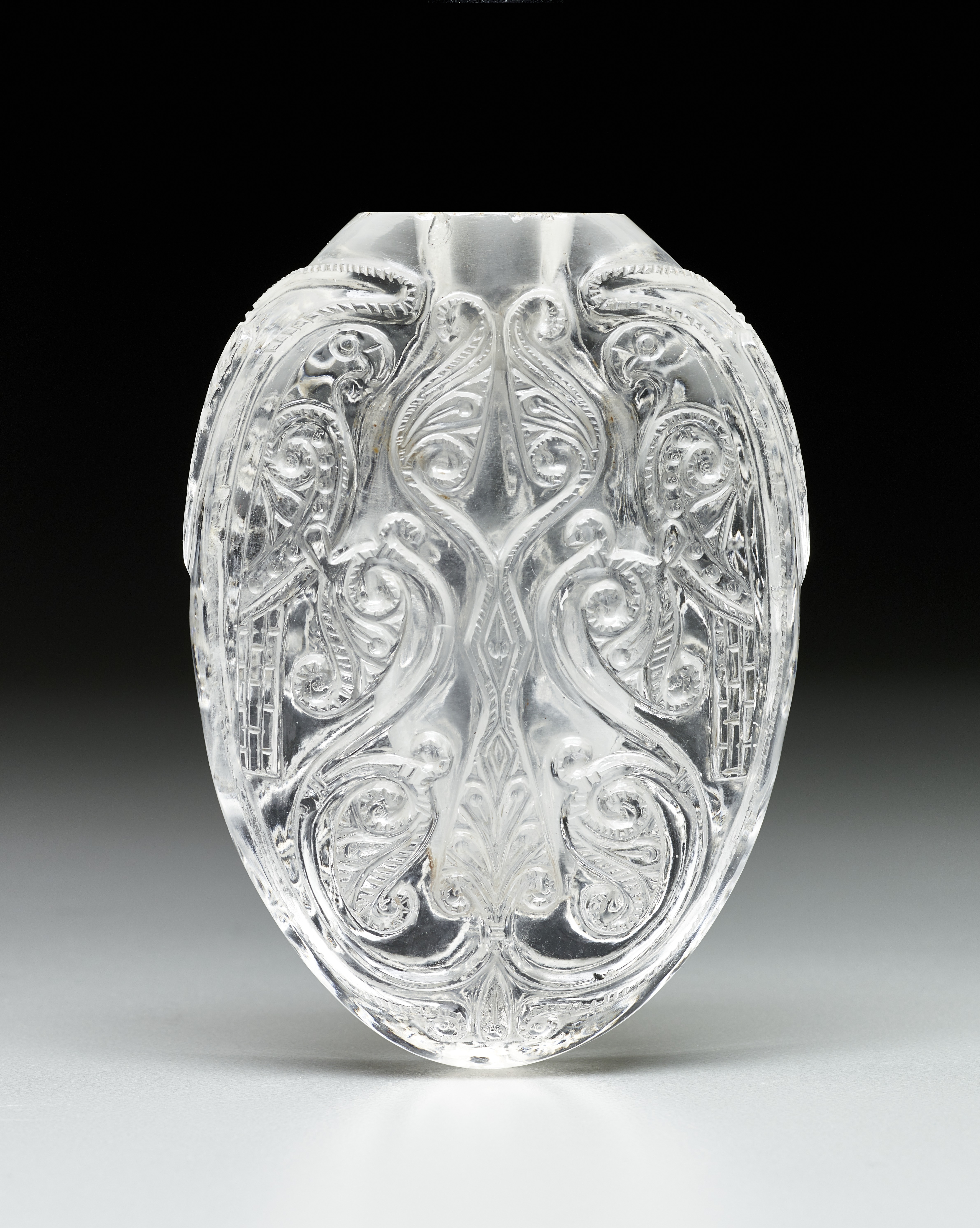 Flask, circa 1025, rock crystal. The Keir Collection of Islamic Art, on loan to the Dallas Museum of Art, K.1.2014.102 