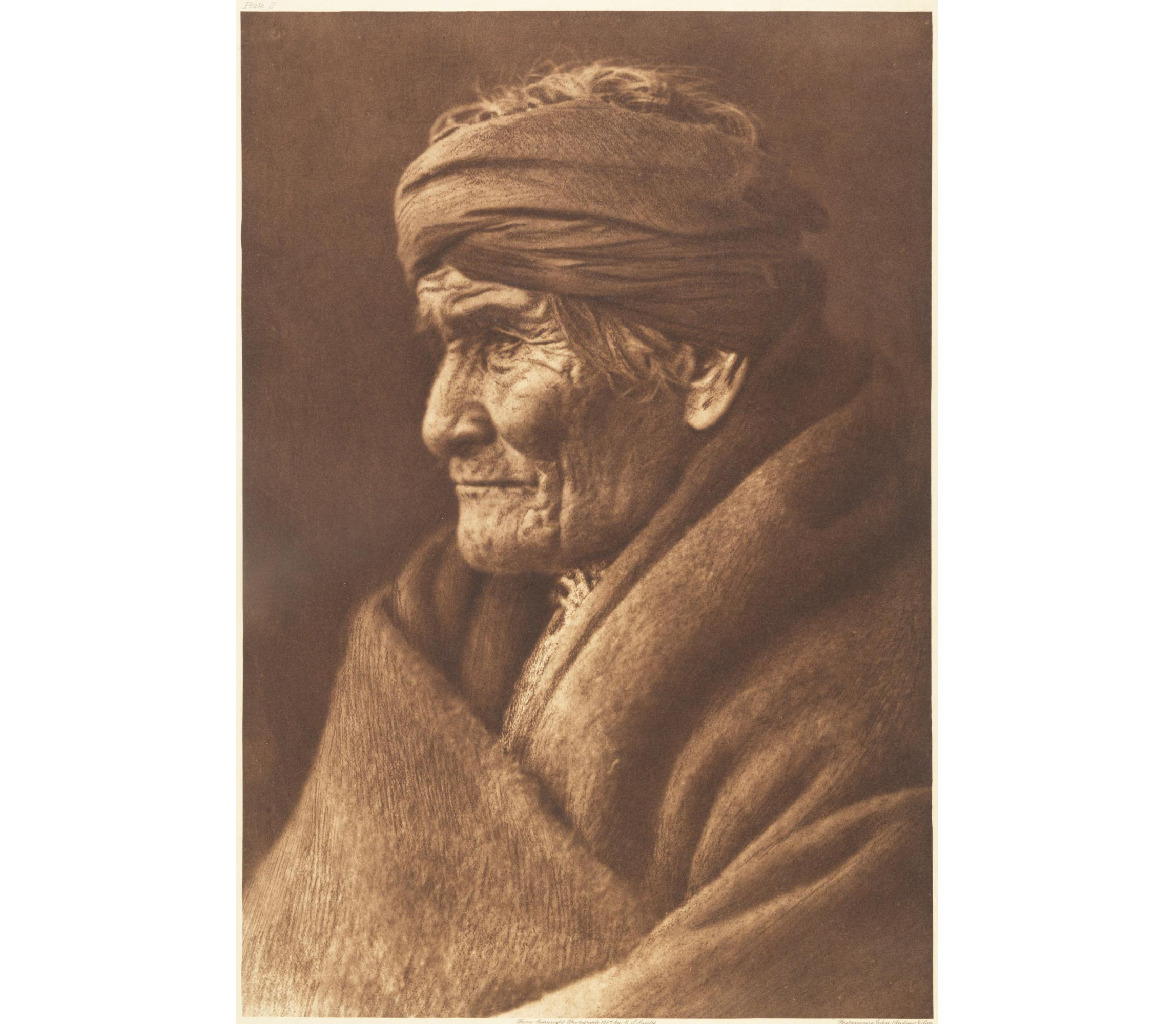 Edward S. Curtis, ‘Geronimo – Apache,’ est. $20,000-$30,000 