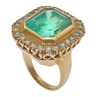 Colombian emerald ring a tempting highlight at Fine Estate Inc., June 12