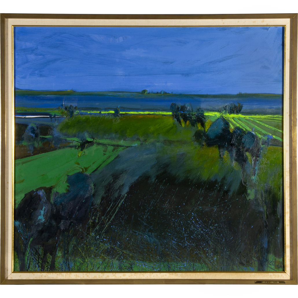 Henrietta Berk, ‘Landscape,’ est. $10,000-$12,000