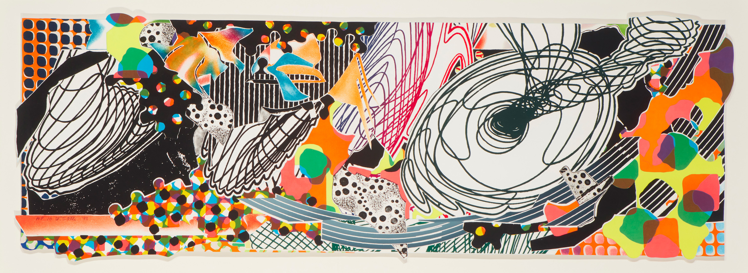 Frank Stella, ‘The Monkey Rope,’ lithograph from ‘Moby Dick Deckle Edges,’ $23,750