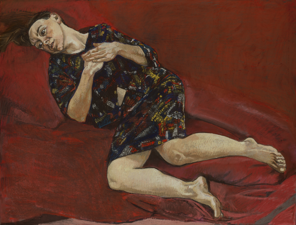 Paula Rego, ‘Love,’ 1995. Pastel on paper on aluminum, 120 by 160 cm (47 1/4 by 63in). © Paula Rego. Courtesy the artist and Victoria Miro