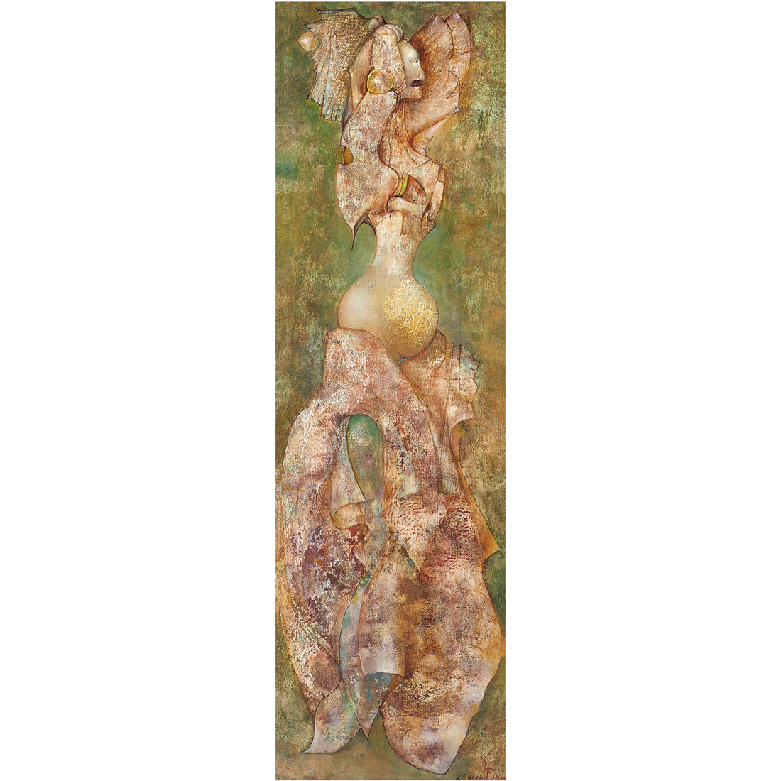 Leonor Fini, ‘Zorniga,’ $187,500. Image courtesy of Clars Auction Gallery