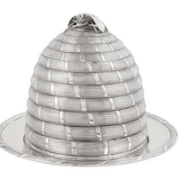 George III honey skep on stand by silversmith Paul Storr, $37,800