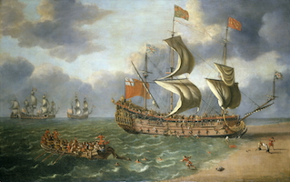 Wreck of 17th-century royal warship found off UK coast