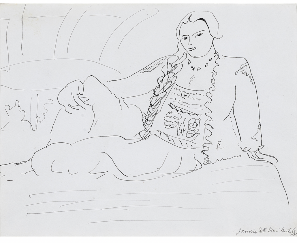 Henri Matisse, ‘Odalisque,’ est. $60,000-$80,000