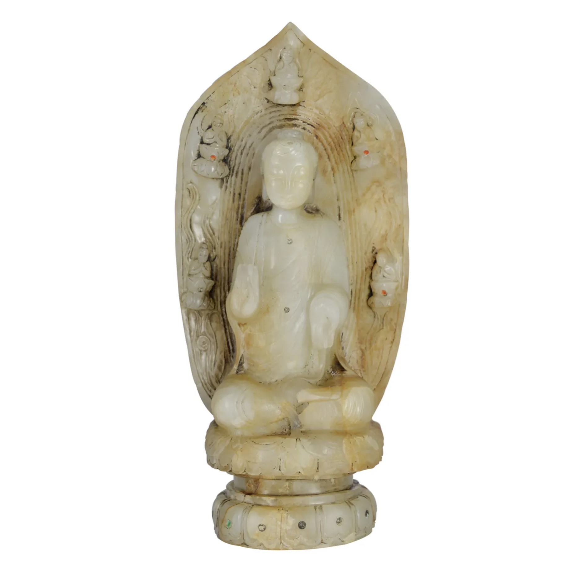 Chinese Tang dynasty jade Shakyamuni Buddha, est. $10,000-$20,000