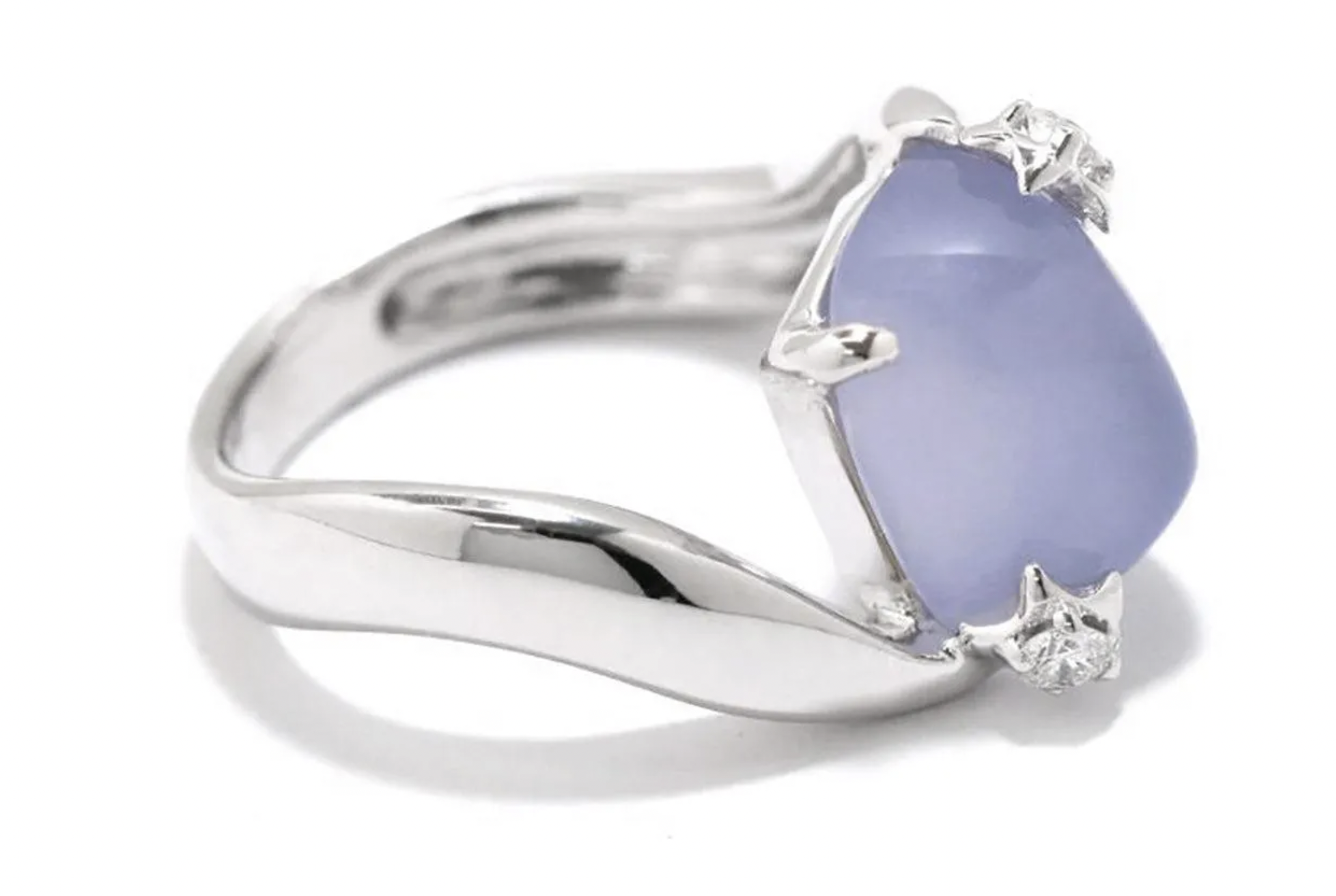 Chanel Comete 18K white gold, chalcedony and diamond ring, est. $4,500-$5,500