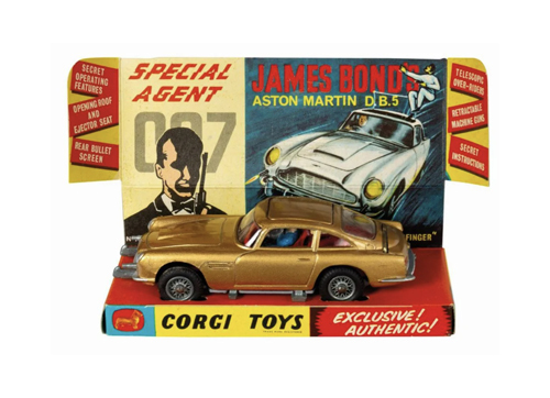 Corgi Toys put film icons in the driver&#8217;s seat