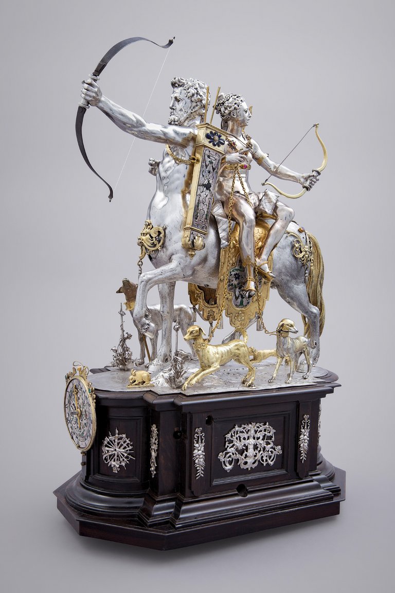 Figural automaton of the goddess Diana on a centaur. © Green Vault, Dresden State Art Collections. Photo credit: Paul Kuchel