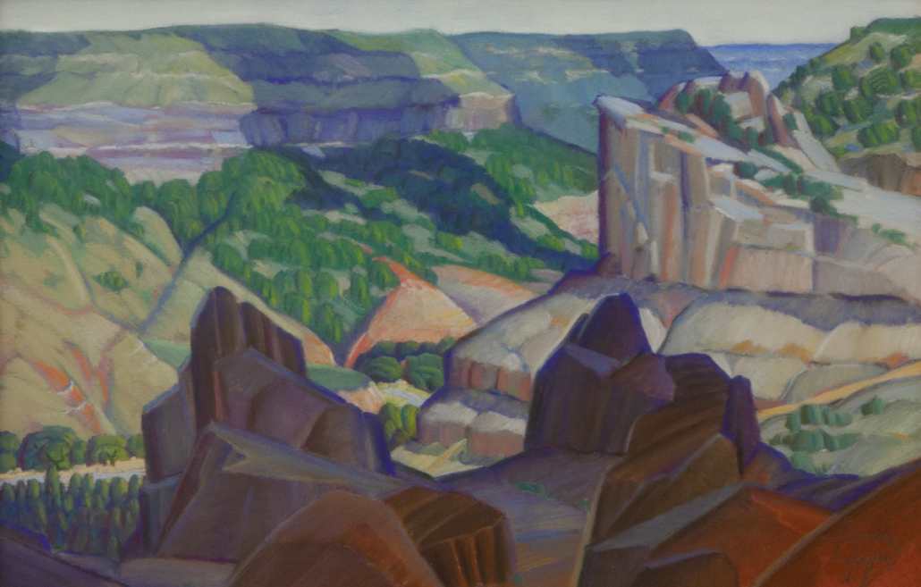 Alexandre Hogue, ‘Palo Duro Canyon,’ $20,000